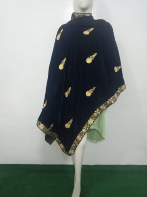 velvet shawl design