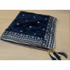 Heavy Velvet Shawl with fully all over embroidered with Tilla thread