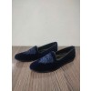 Men Shoes in Navy Blue Colour With Handwork