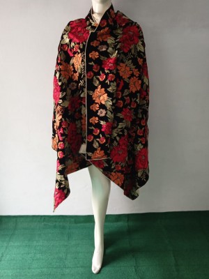 Fully Embroidered Breeze Shawl